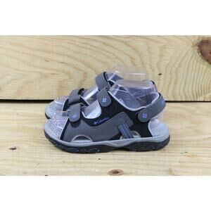New Columbia Sandals Kids 5 Gray Blue Hiking Water Shoes